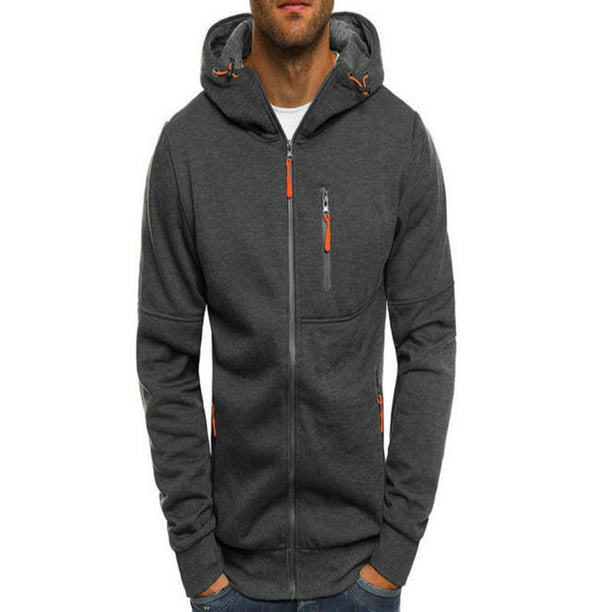 Men's Slim Warm Hooded Sweatshirt Hoodie Coat Top Jacket Outwear Sweater Fleeces
